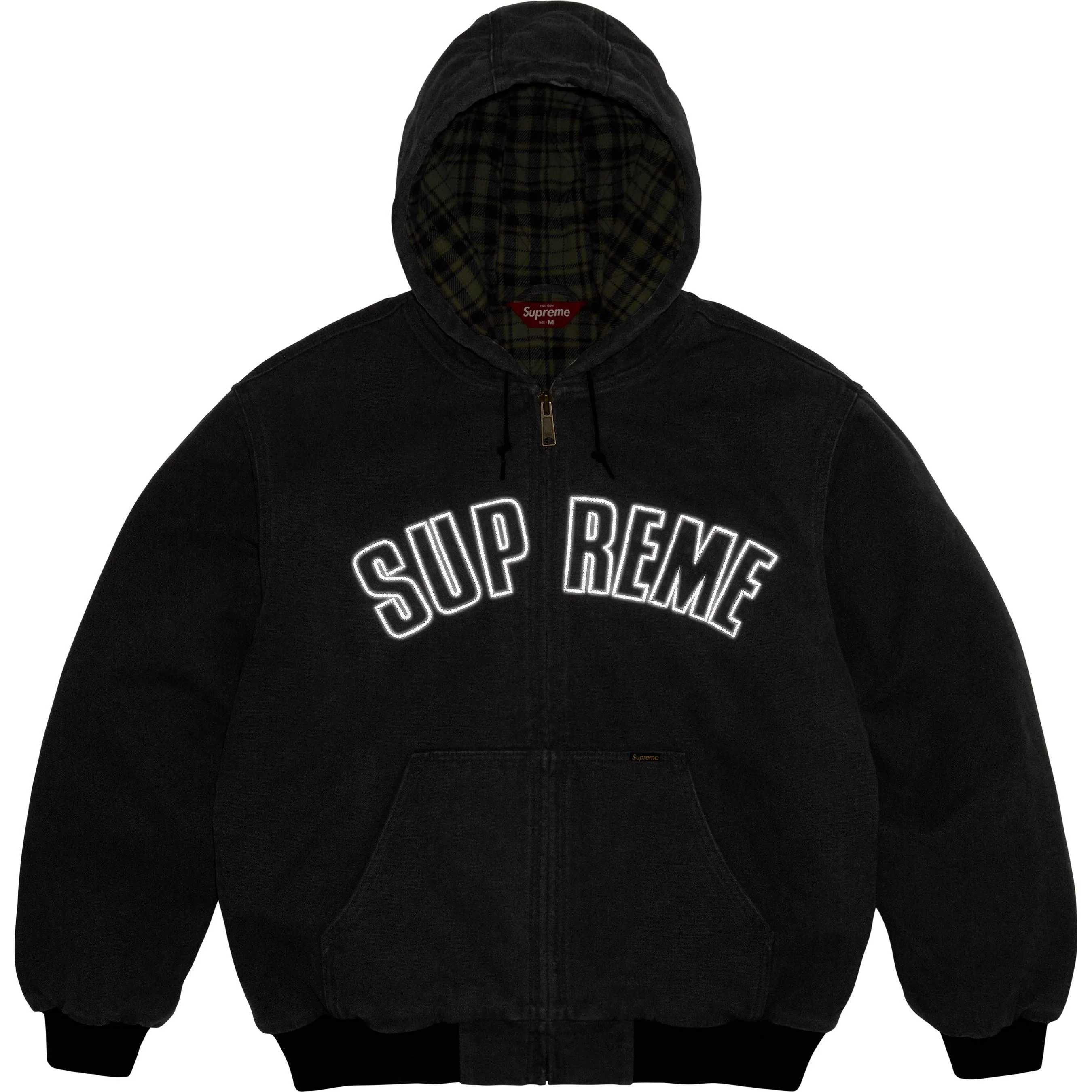 Reflective Arc Hooded Work Jacket view 15